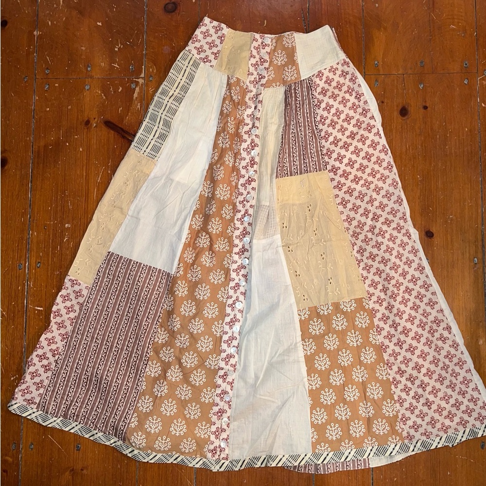 Urban Outfitters Patchwork Maxi Skirt